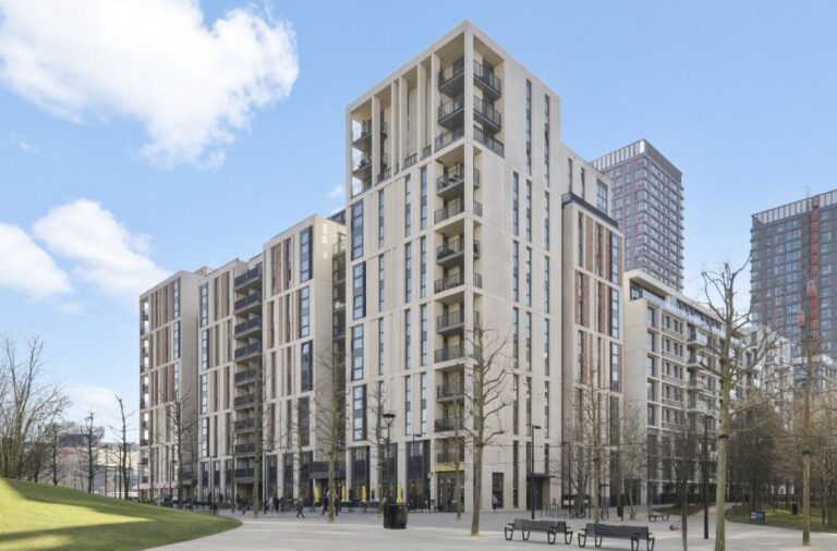 Street view of East Village apartment block