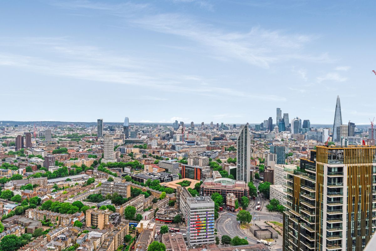 Elephant and Castle Skyline View From UNCLE