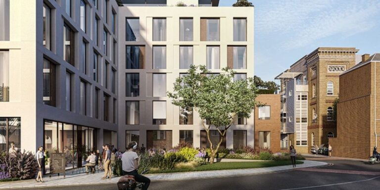 External view of a Dandi co-living development in London