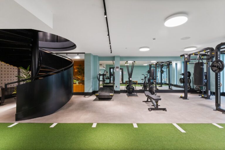 Fitness and functional training area for residents at Thames Quarter Reading