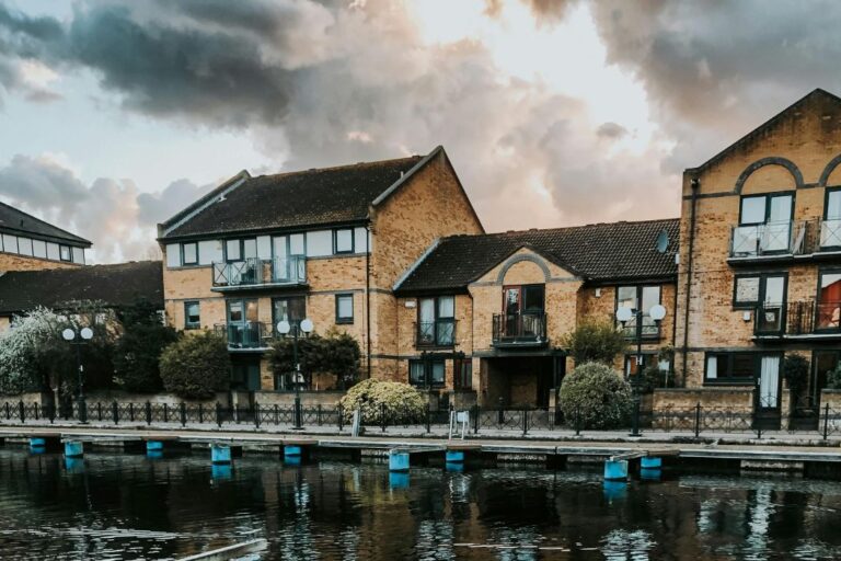 Waterfront apartments in Surrey Quays