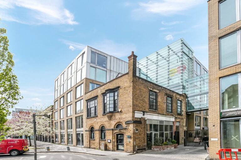 External view of Maltings Place in Bermondsey