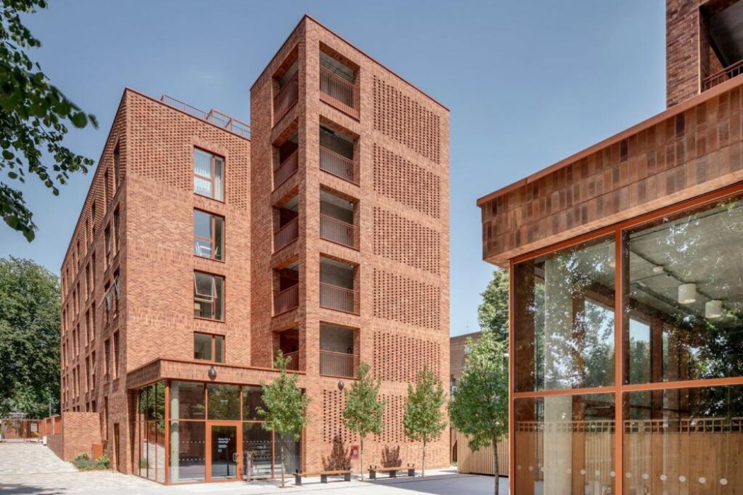 Exterior view of Woodside Park N12 residential development in Finchley