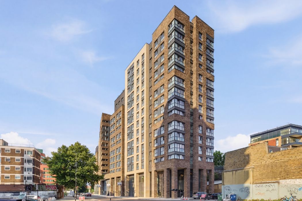 Exterior of Ilderton Yard, a new residential development on Ilderton Road in Bermondsey
