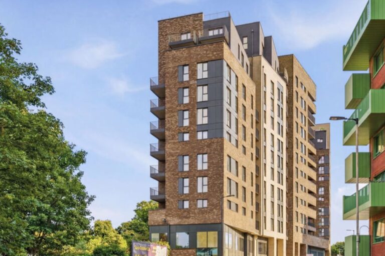 Exterior of Ilderton Yard, a new residential development on Ilderton Road in Bermondsey