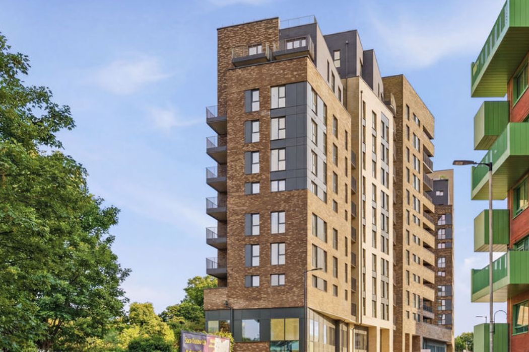 Exterior of Ilderton Yard, a new residential development on Ilderton Road in Bermondsey