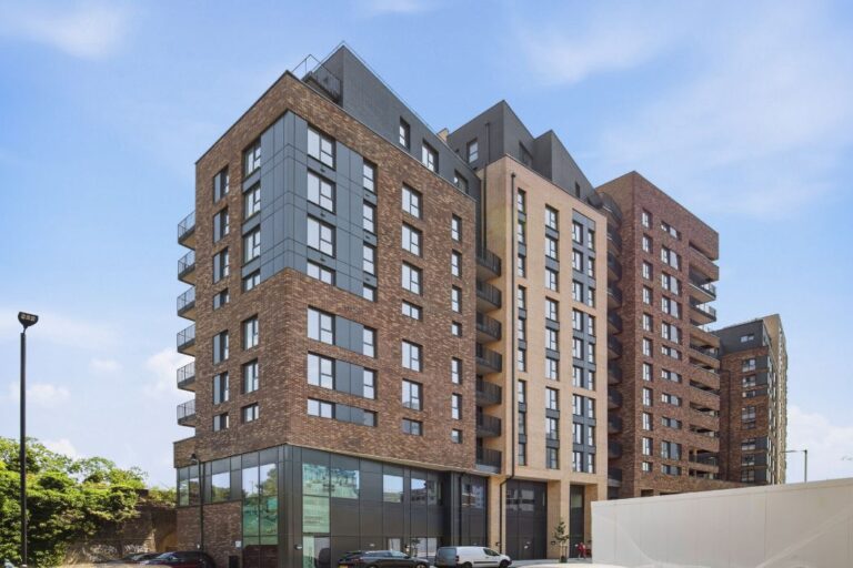 Exterior of Ilderton Yard, a new residential development on Ilderton Road in Bermondsey