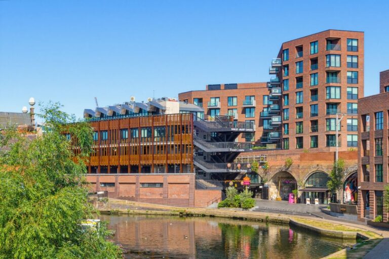 Camden Lock Residences beside Hawley Wharf and Regent’s Canal in Camden Town